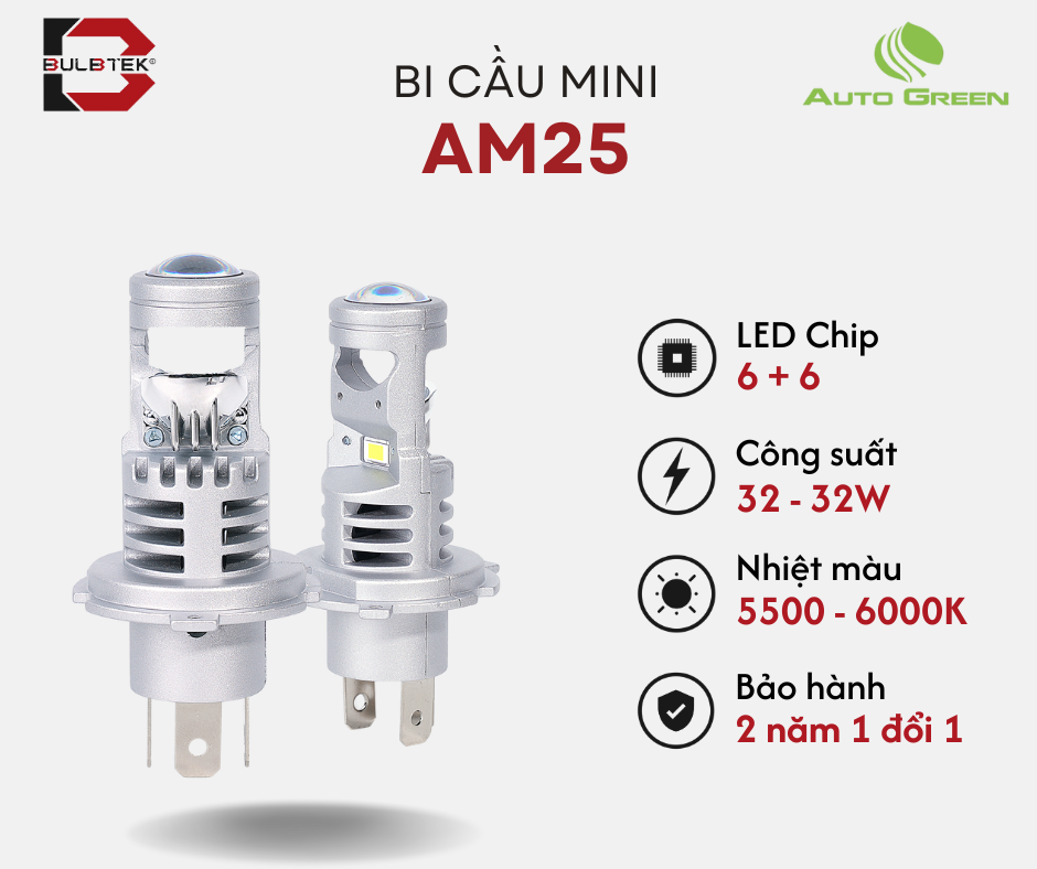 BI CẦU MINI AM25 BULBTEK